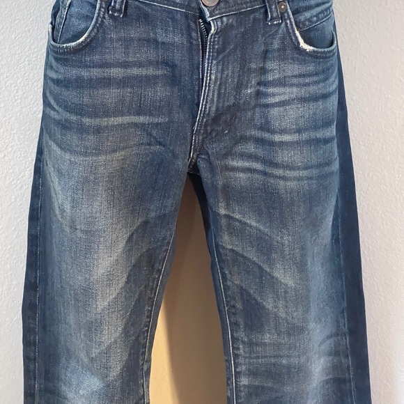 Dkny Blue Relaxed Jeans with Vintage Fading - Picture 6 of 8